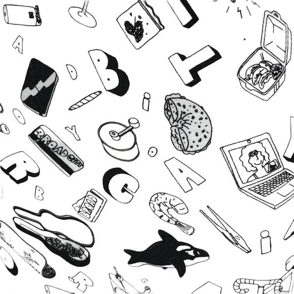 Wildfox x Broad City NWT Skipper Doodle Skirt High Waist Pencil Silhouette Small - Picture 8 of 12